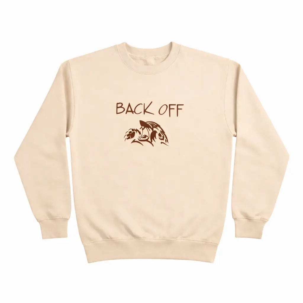 Back Off Crew Sweatshirt TP