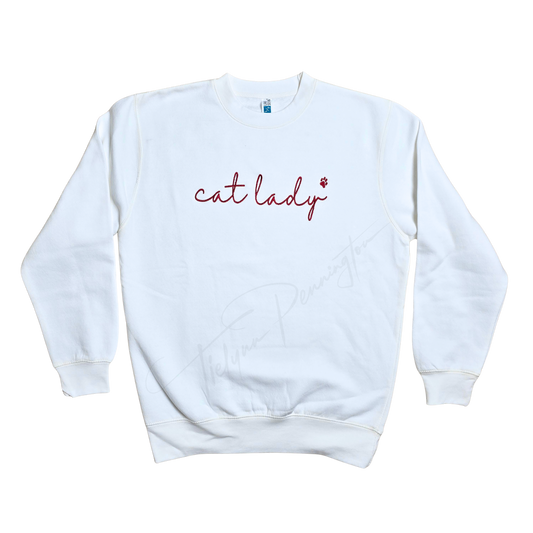Cat Lady Crew Sweatshirt