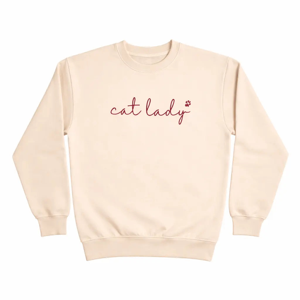 Cat Lady Crew Sweatshirt TP
