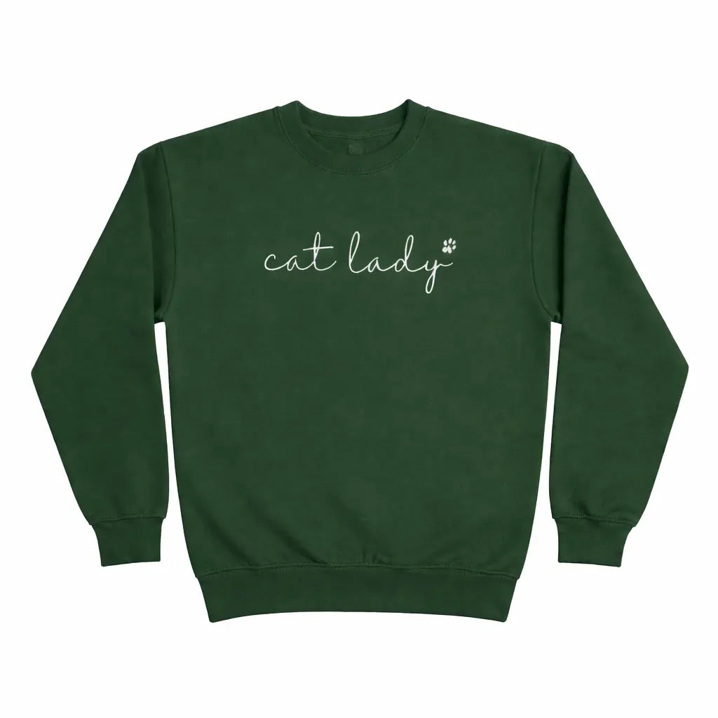 Cat Lady Crew Sweatshirt TP