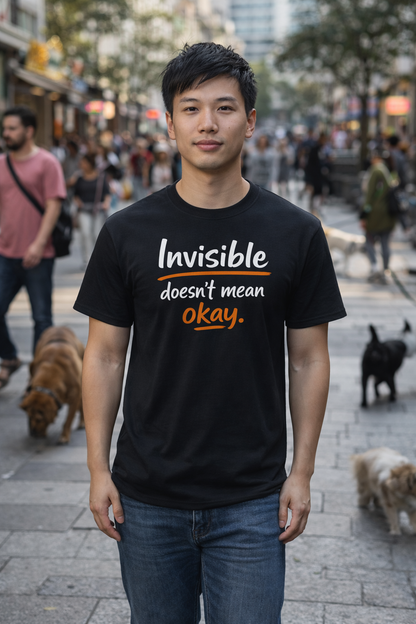 Invisible "Doesn't Mean Okay" T-Shirt