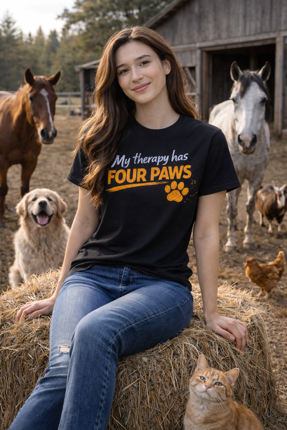 My Therapy Has Four Paws T-Shirt
