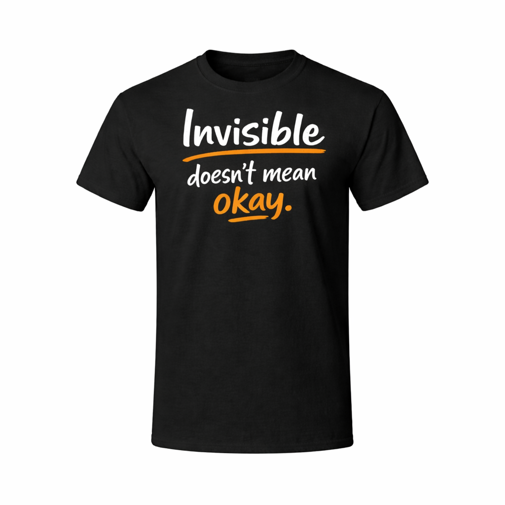 Invisible "Doesn't Mean Okay" T-Shirt