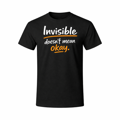 Invisible "Doesn't Mean Okay" T-Shirt