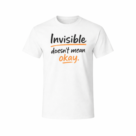 Invisible "Doesn't Mean Okay" T-Shirt