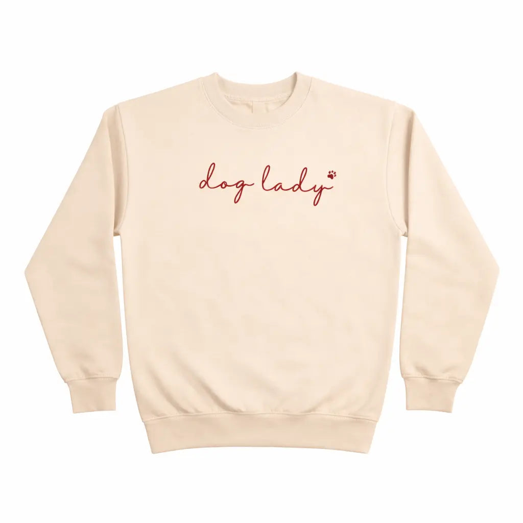 Dog Lady Crew Sweatshirt TP