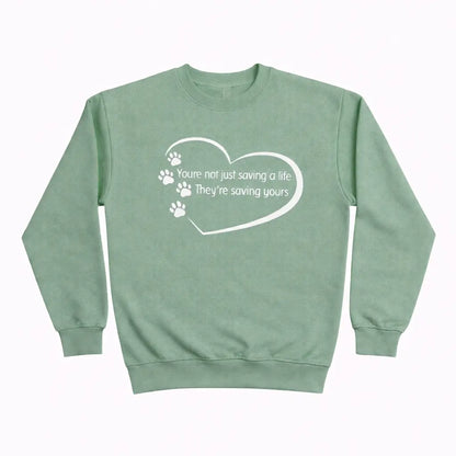 They're Saving Yours Crew Sweatshirt TP
