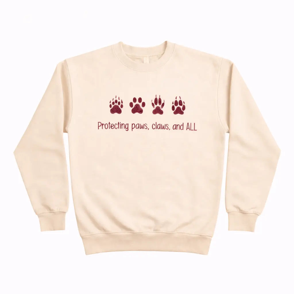 Protecting Paws Crew Sweatshirt TP