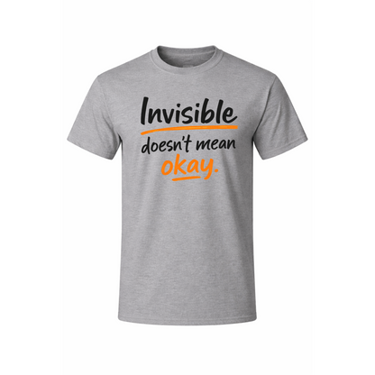 Invisible "Doesn't Mean Okay" T-Shirt