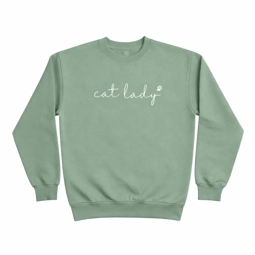 Cat Lady Crew Sweatshirt TP