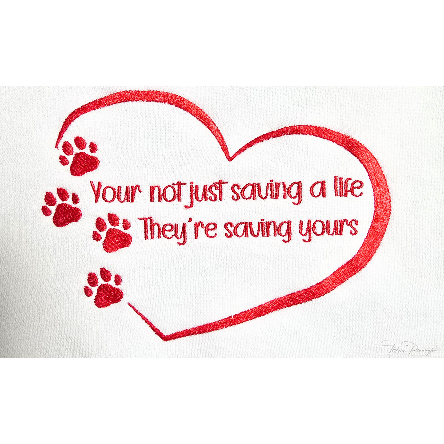 They're Saving Yours Crew Sweatshirt