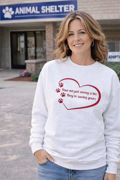 They're Saving Yours Crew Sweatshirt TP