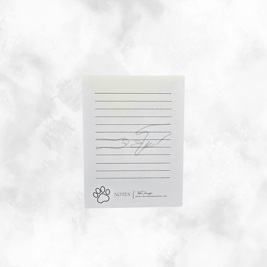 Paw & Hand Notepad